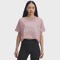 Camiseta Under Armour Sportstyle Rival Campus Feminina ROSA