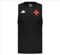 Camiseta Regata Kappa Vasco Treino Comissão 25/26 Masculina PRETO
