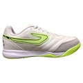 Chuteira Futsal Adulto Topper Maestro Club BRANCO/VERDE