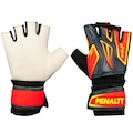 Luvas de Goleiro Penalty Indoor Delta Max XXIV - Adulto PRETO/CORAL