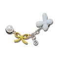 Jibbitz Crocs Mini Corrente de Borboleta BRANCO