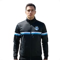 Jaqueta Esportivo Grêmio Escudo Bordado Masculino PRETO/AZUL