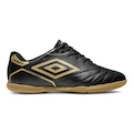 Chuteira Futsal Masculino Umbro Manchester PRETO/OURO