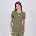 Camiseta adidas Own the Run Basic Feminina VERDE