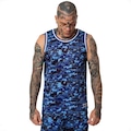 Regata Basquete Okdok Camuflada Masculina AZUL
