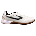 Chuteira de Futsal Adulto Topper Bairro BRANCO/PRETO