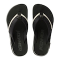 Chinelo Kenner Kivah Colors Masculino - Preto e Branco PRETO