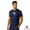 Camiseta Diadora Big Logo EXC Masculina AZUL ESCURO