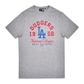 Camiseta Los Angeles Dodgers MLB - New Era - Unissex CINZA