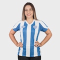 Camisa Avaí I 2022 Umbro Feminina BRANCO/AZUL CLA