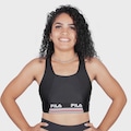Top Fila Double Elastic II - Feminino PRETO