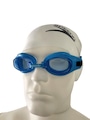 Kit Speedo Óculos e Touca Silicone Natação Swin Freestyle AZUL/BRANCO
