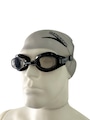 Kit Speedo Óculos e Touca Silicone Natação Swin Freestyle PRETO/CINZA