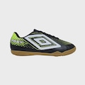 Chuteira Futsal Infantil Umbro Fast II PRETO/VERDE CLA