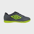 Chuteira Futsal Infantil Umbro Class Neo CINZA/VERDE