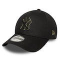 Boné Adulto New Era 9FORTY New York Yankees MLB Team Outline PRETO