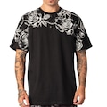 Camiseta MCD Especial MJ Rosas Masculina PRETO