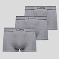 Kit 3 Cuecas Lupo Sunga Sem Costura Masculina CINZA