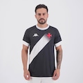 Camisa do Vasco Supporter Graphik Kappa Masculina PRETO