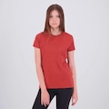 Camiseta Fila Regular Basic Outline Feminina VERMELHO