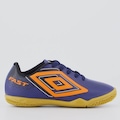 Chuteira Futsal Infantil Umbro Fast II AZUL ESCURO
