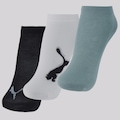 Kit 3 Pares de Meia Puma Sapatilha Infantil BRANCO