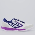 Chuteira Futsal Masculina Umbro Pro Challenge Uptake BRANCO
