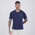 Camisa Cruzeiro Escudo Dry Masculina AZUL ESCURO