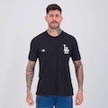 Camiseta New Era MLB Los Angeles Dodgers Masculina PRETO