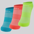 Kit 3 Meias Olympikus Cano Invisível Feminino VERDE