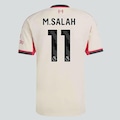 Camisa Liverpool Away 2026 adidas 11 M.Salah Masculina BRANCO