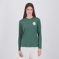 Camisa Palmeiras Brave II UV Manga Longa Feminina VERDE