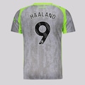 Camisa Manchester City Third 2026 Puma 9 Haaland Masculina CINZA
