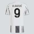 Camisa Juventus Home 2026 9 Vlahovic adidas Masculino BRANCO