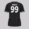 Camisa do Vasco Supporter Block Kappa 99 Vegetti Feminina PRETO