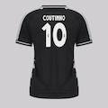 Camisa do Vasco Supporter Block Kappa 10 Coutinho Feminina PRETO