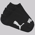 Kit 9 Pares de Meia Puma Sapatilha Infantil PRETO