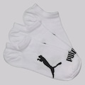 Kit 9 Pares de Meia Puma Sapatilha Infantil BRANCO