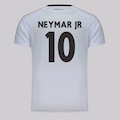 Camisa Santos Estaca 10 Neymar Jr Infantil BRANCO
