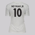 Camisa Santos Deslocar 10 Neymar Jr Feminina BRANCO