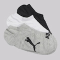 Kit 9 Pares de Meia Puma Sapatilha Feminina Sortida BRANCO