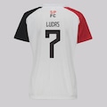 Camisa São Paulo Entrelaço 7 Lucas Feminina BRANCO