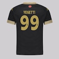 Camisa do Vasco Supporter UP Kappa 99 Vegetti Feminina PRETO