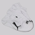 Kit 9 Pares de Meia Puma Sapatilha Invisível Feminina BRANCO