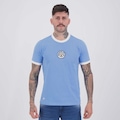 Camisa Manchester City Retrô 1972 Nº 10 Masculina AZUL