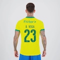 Camisa do Palmeiras III 2025 23 R. Veiga Puma Masculina AMARELO