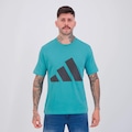 Camiseta adidas Essentials II Logo Verde Masculina VERDE