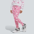 Calça Legging adidas Seasonal Essentials Logo Celebration Infantil ROSA