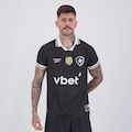 Camisa do Botafogo II 25/26 Reebok Campeão Brasileiro 2024 Masculina PRETO