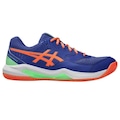 Tênis Masculino Asics Gel Dedicate 8 Padel AZUL/LARANJA